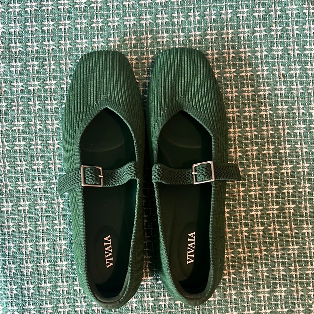 Women's Green Mary Jane Shoes